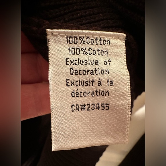 NWT ICELANDIC DESIGN Black 3/4 Mock Turtleneck 100% Cotton Ribbed HIP ZIP XXL - Picture 9 of 16